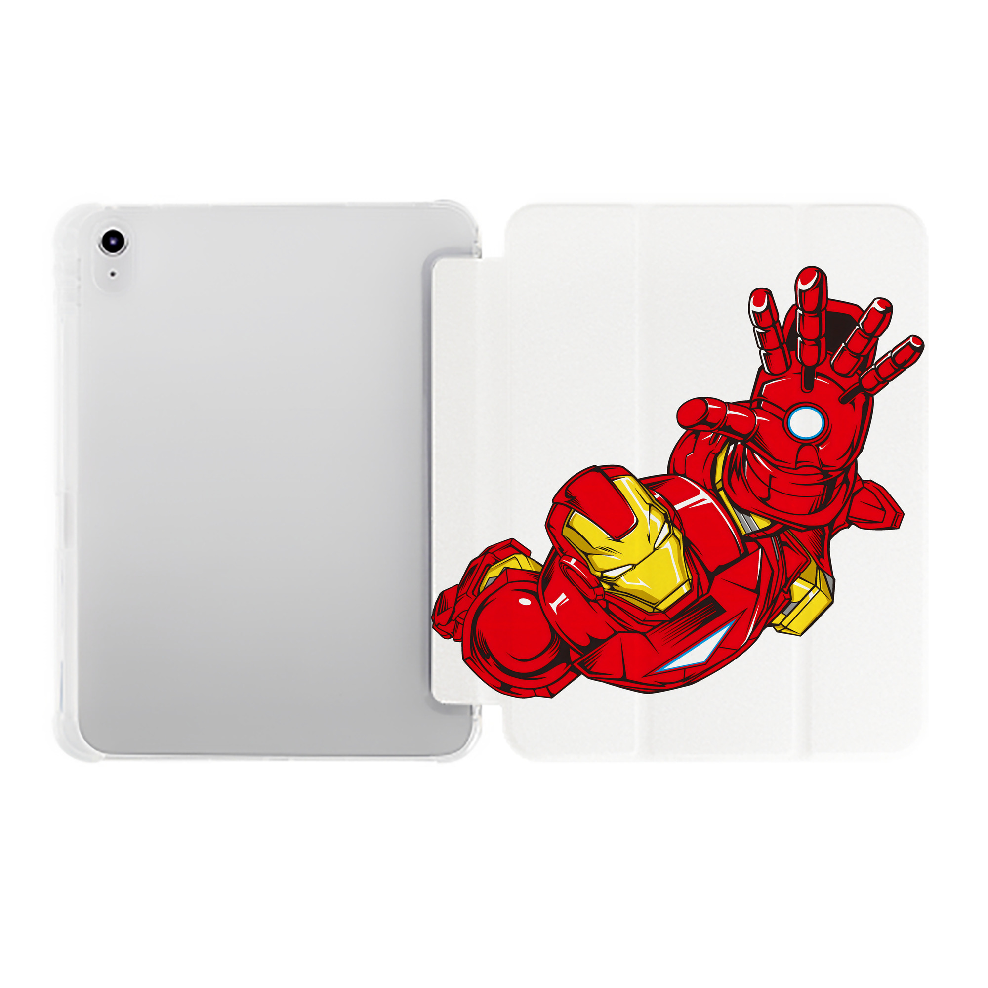 （画像用） アベンジャーズ The Avengers IPad ケース ペン収納付き 三つ折りスタンド PUレザー×シリコン 対応機種9.5/10.5/10.9インチ